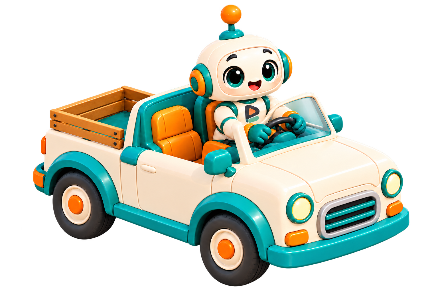 PIM driving his approved two-wheel pickup